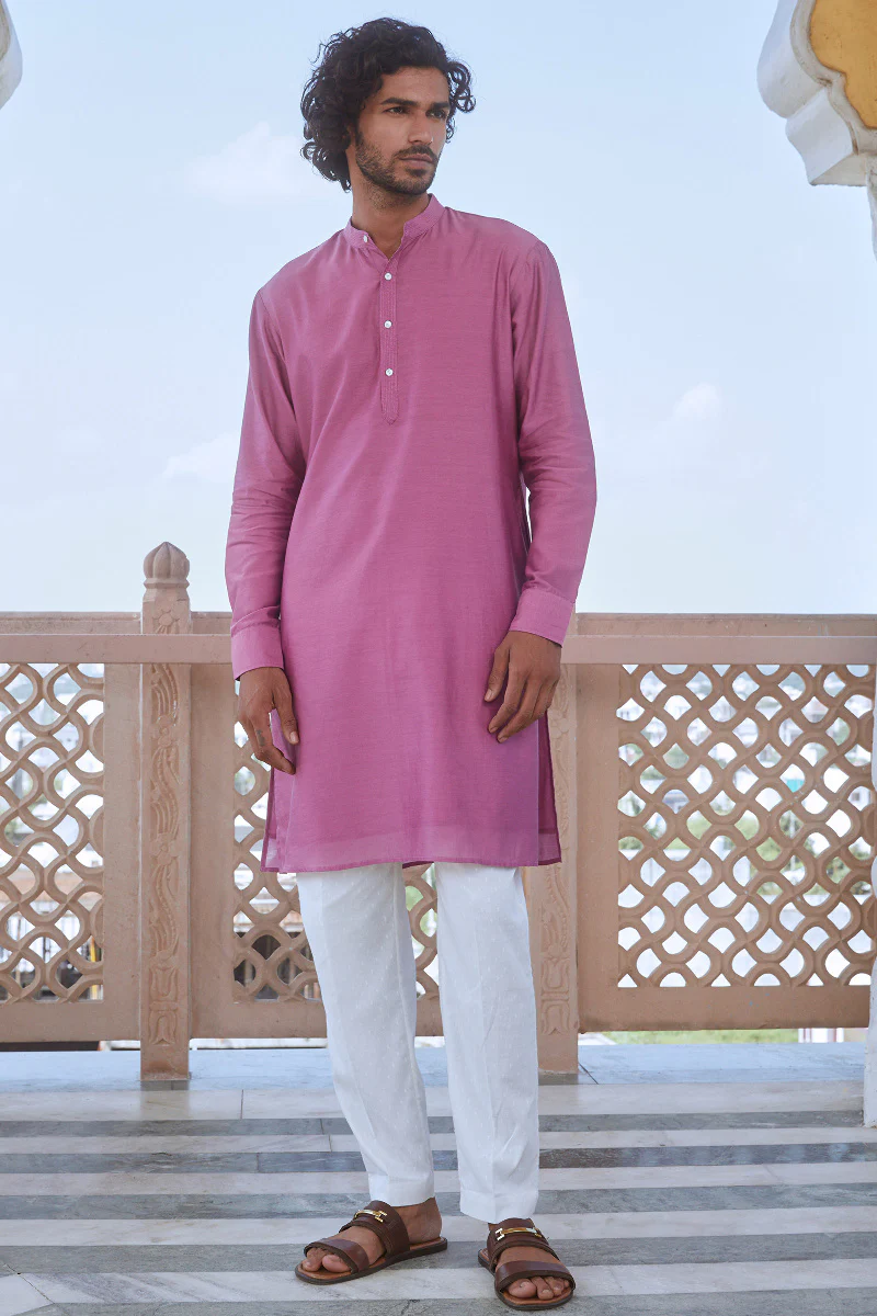 Aayan Chanderi Kurta - Image 3