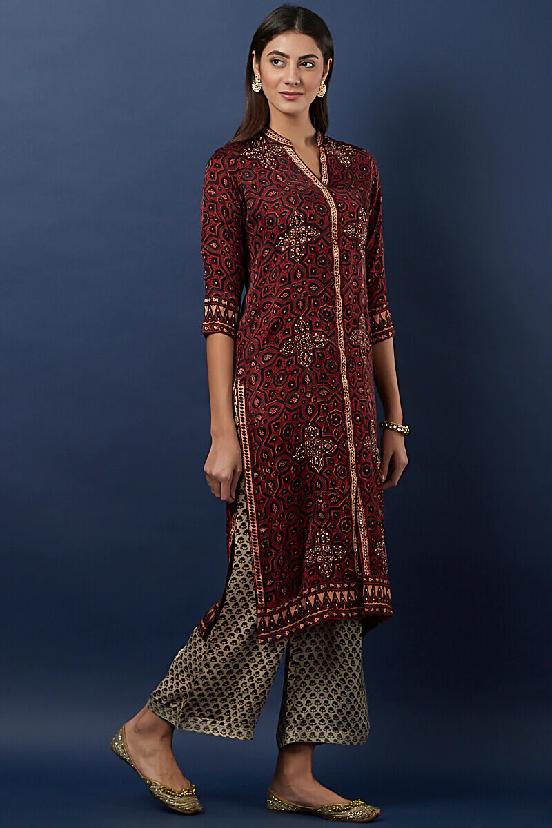 Ajrak Silk - Image 3