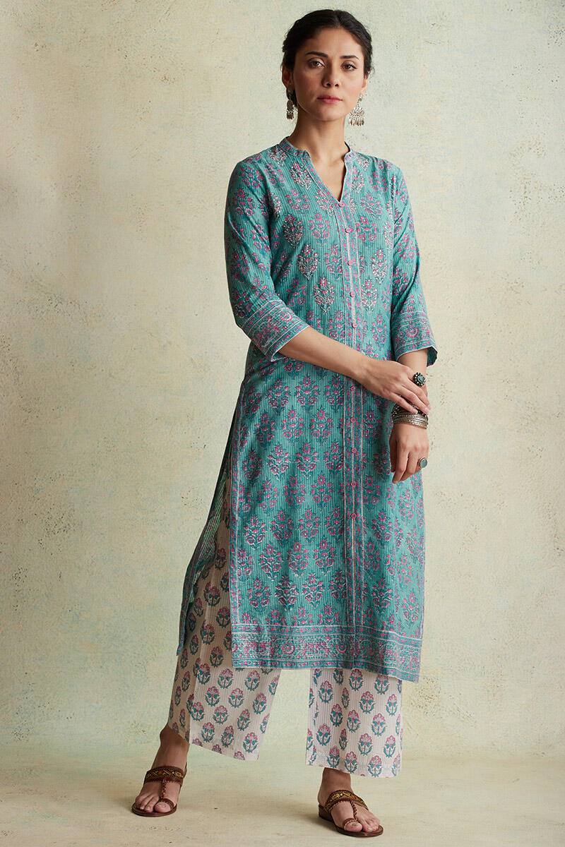 Anahita Farzin Block Printed Kurta - Image 3