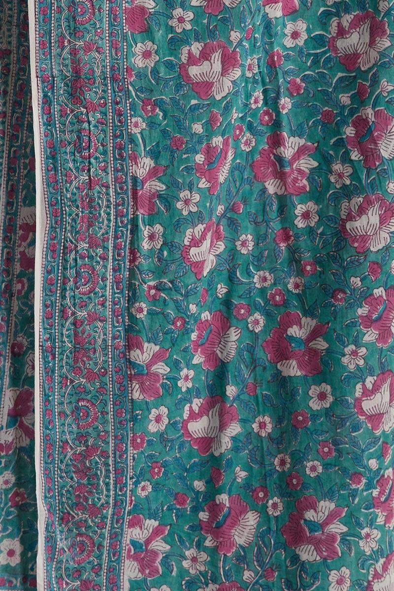 Anahita Farzin Block Printed Mul Dupatta - Image 3