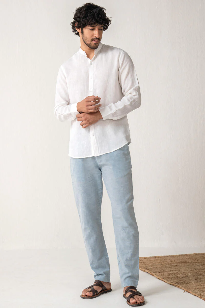 Arsh Zaid Cotton Linen Pants - Image 3