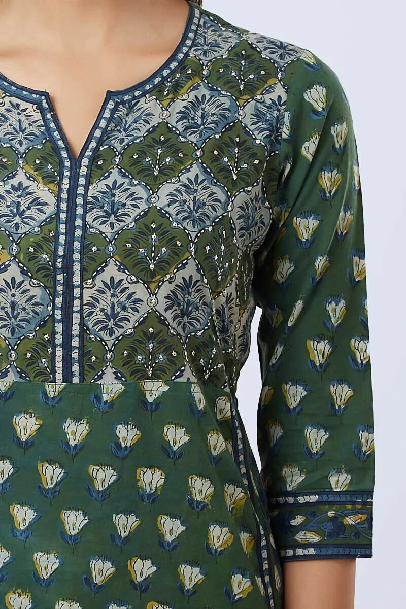 Bagru kurta - Image 6