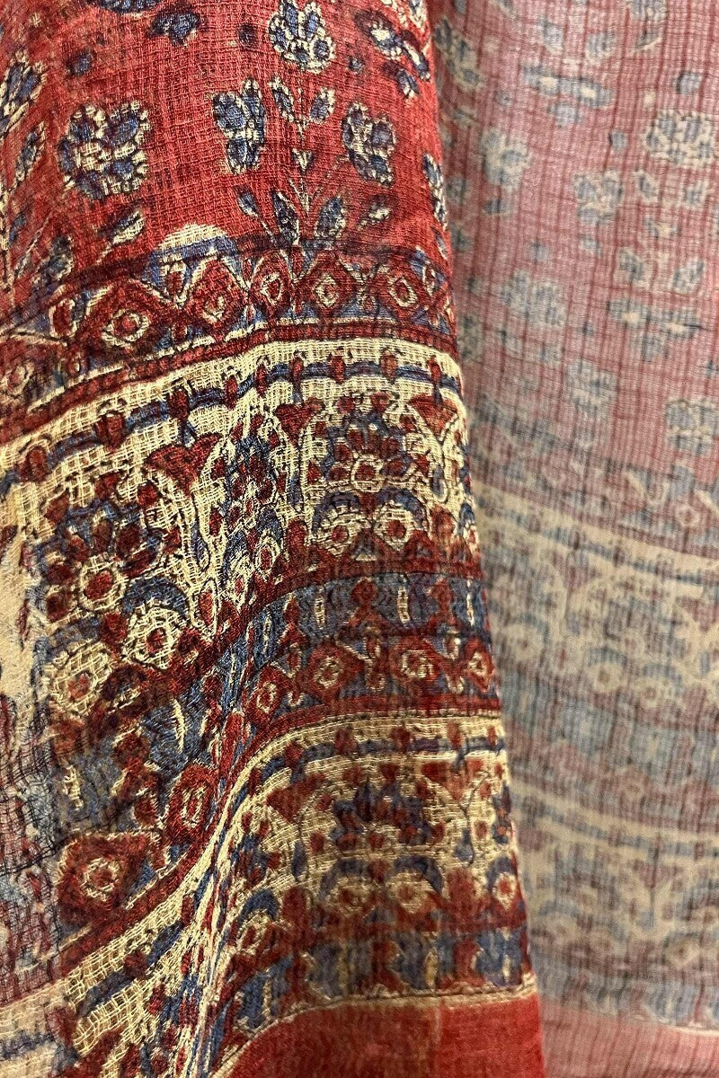 Bagru Red Kurta - Image 3