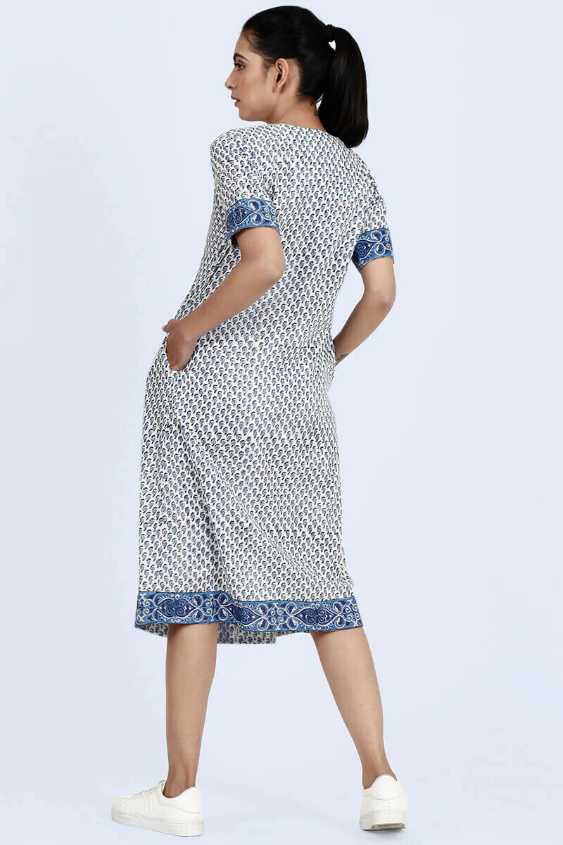 Blue buti dress - Image 4