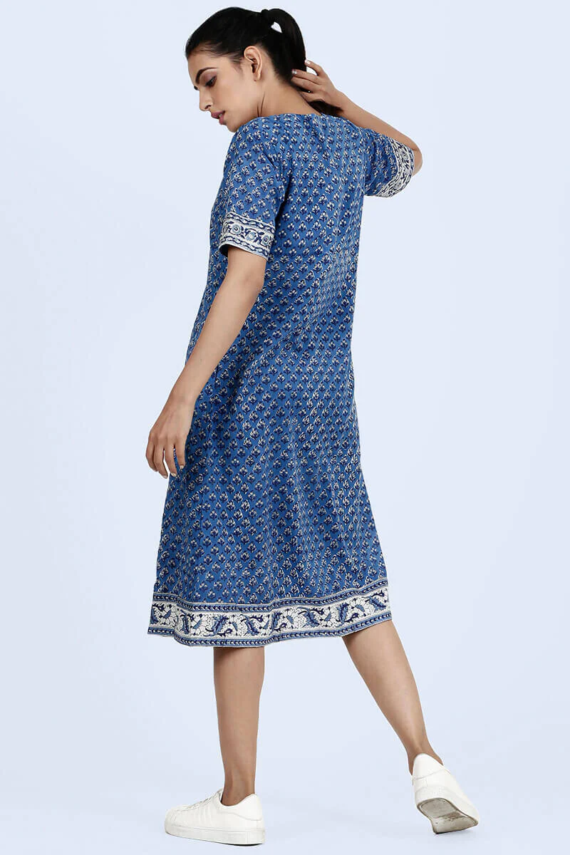 Blue buti dress - Image 4