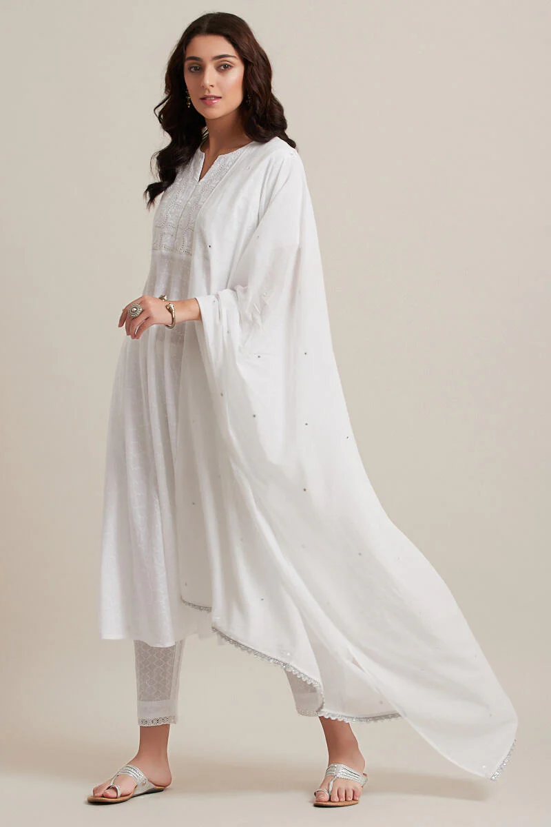 Chand Bagh Cotton Dupatta - Image 2