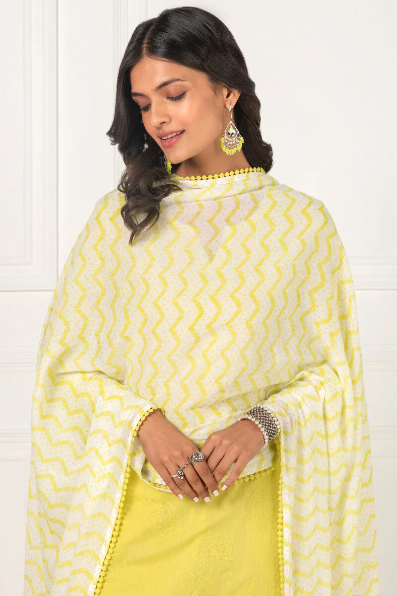 Falak Mahin Sanganeri Dupatta