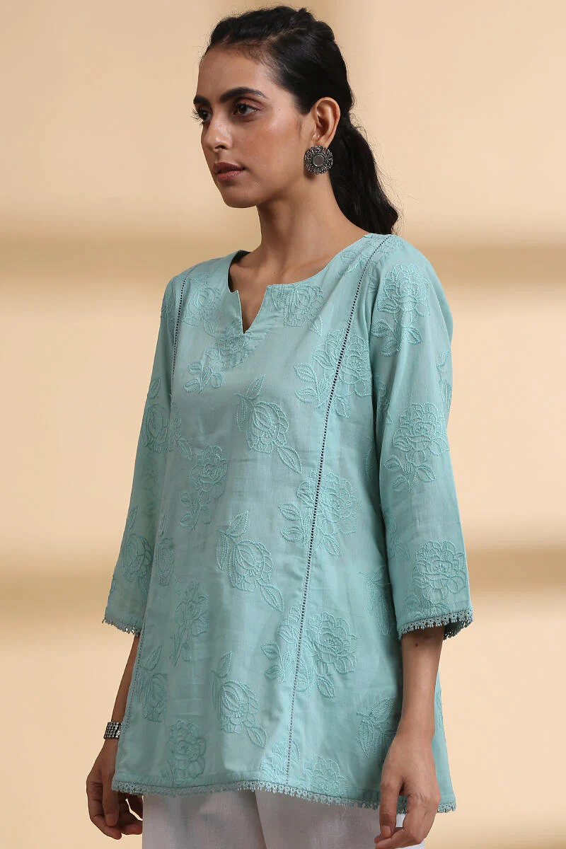 Falak Sea Green Top - Image 3