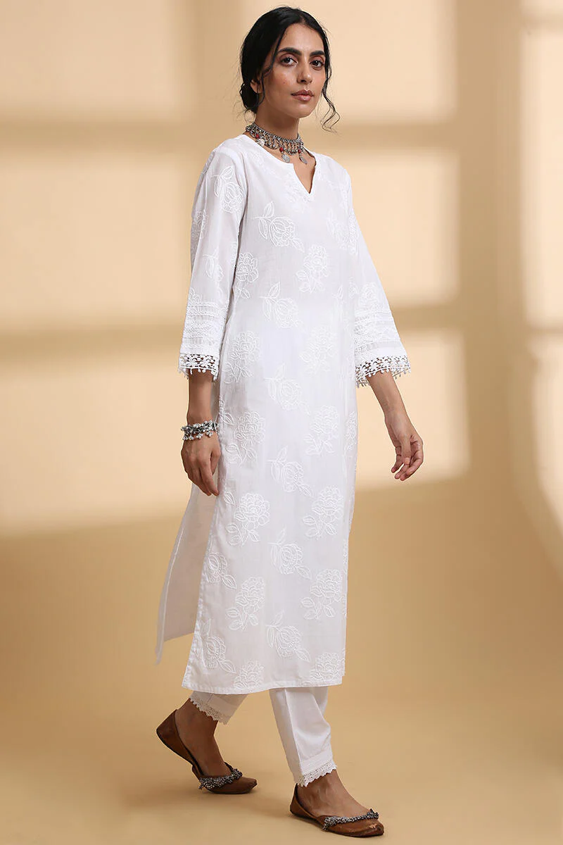 Falak White Kurta - Image 2