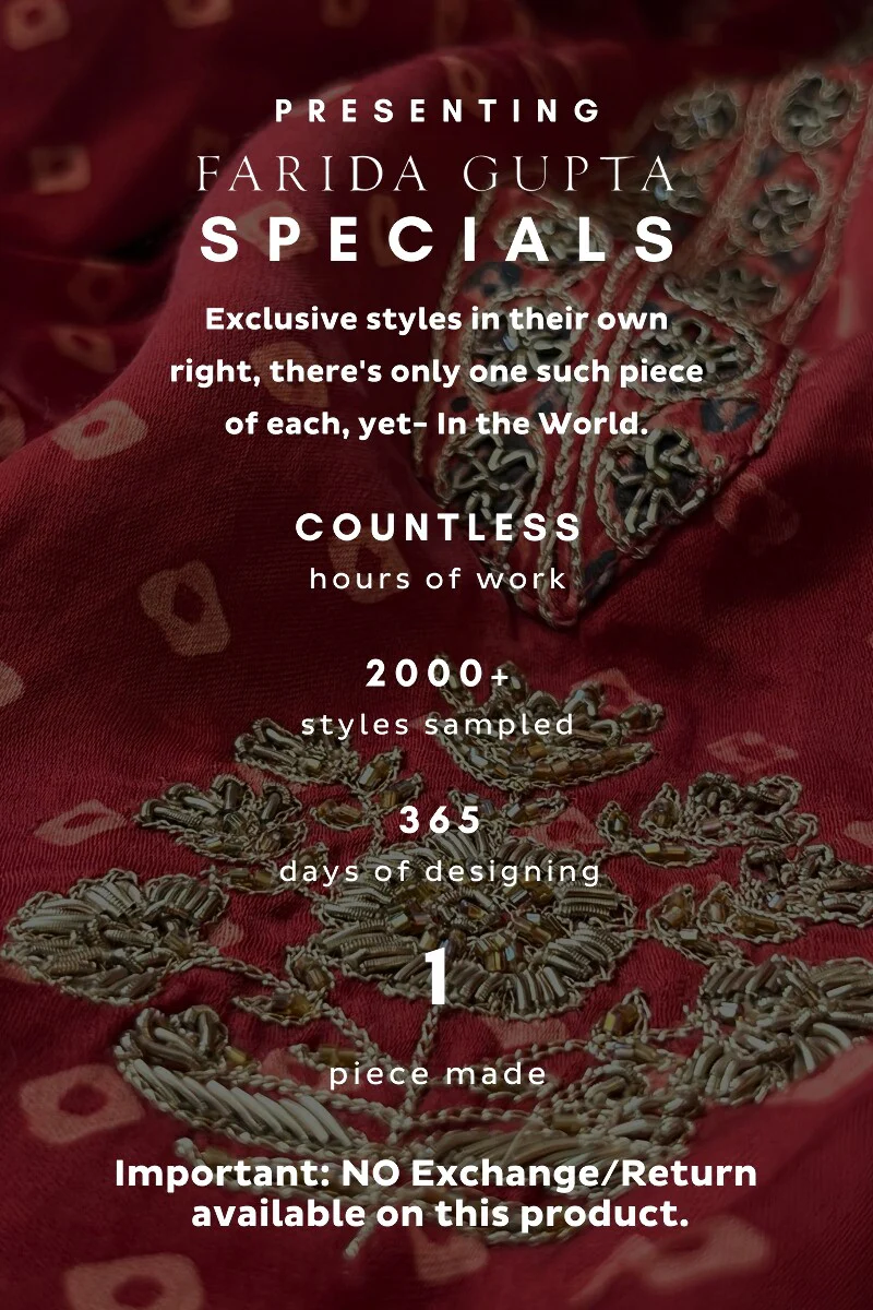 FG Specials: 1 of 1- Yellow Hand Block-Printed Chanderi Kurta Set- Medium Size - Image 2