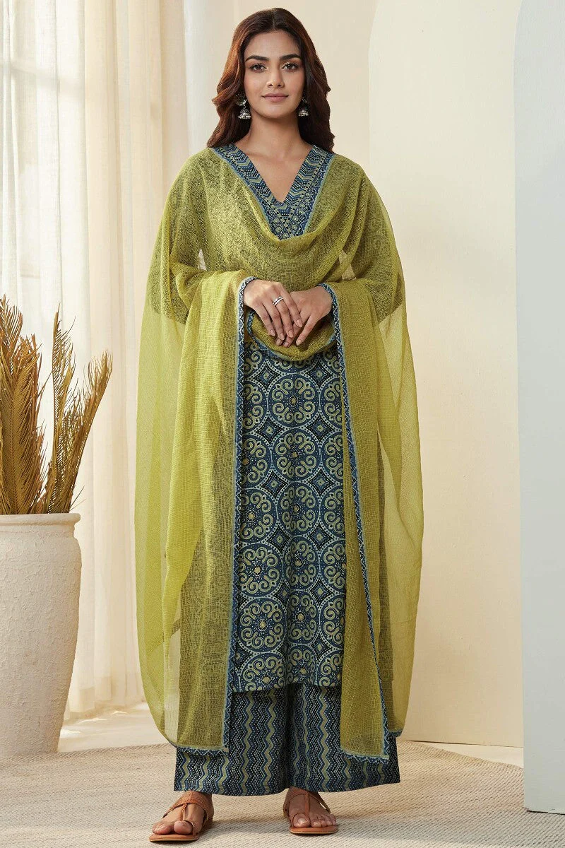 Firdaus Darya Ajrak Kurta - Image 4