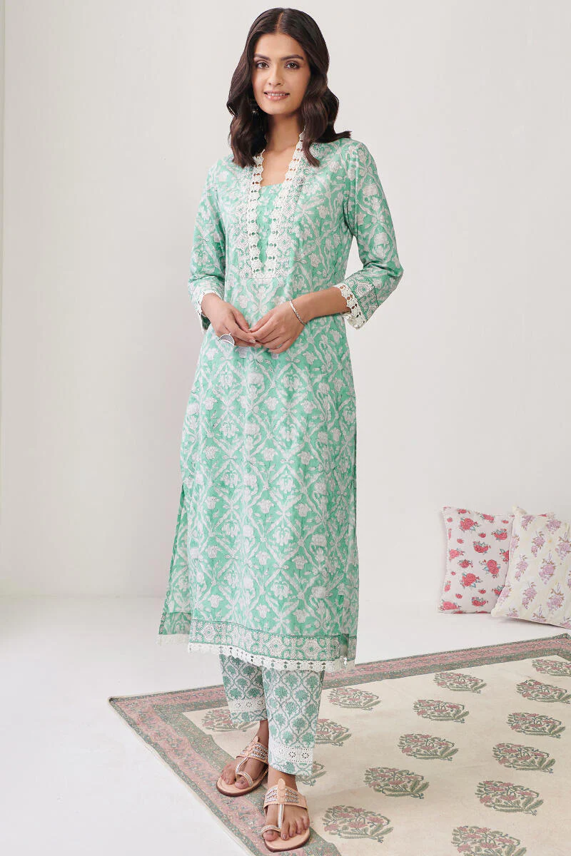 Gauhar Aaliyah Sanganeri Kurta - Image 2