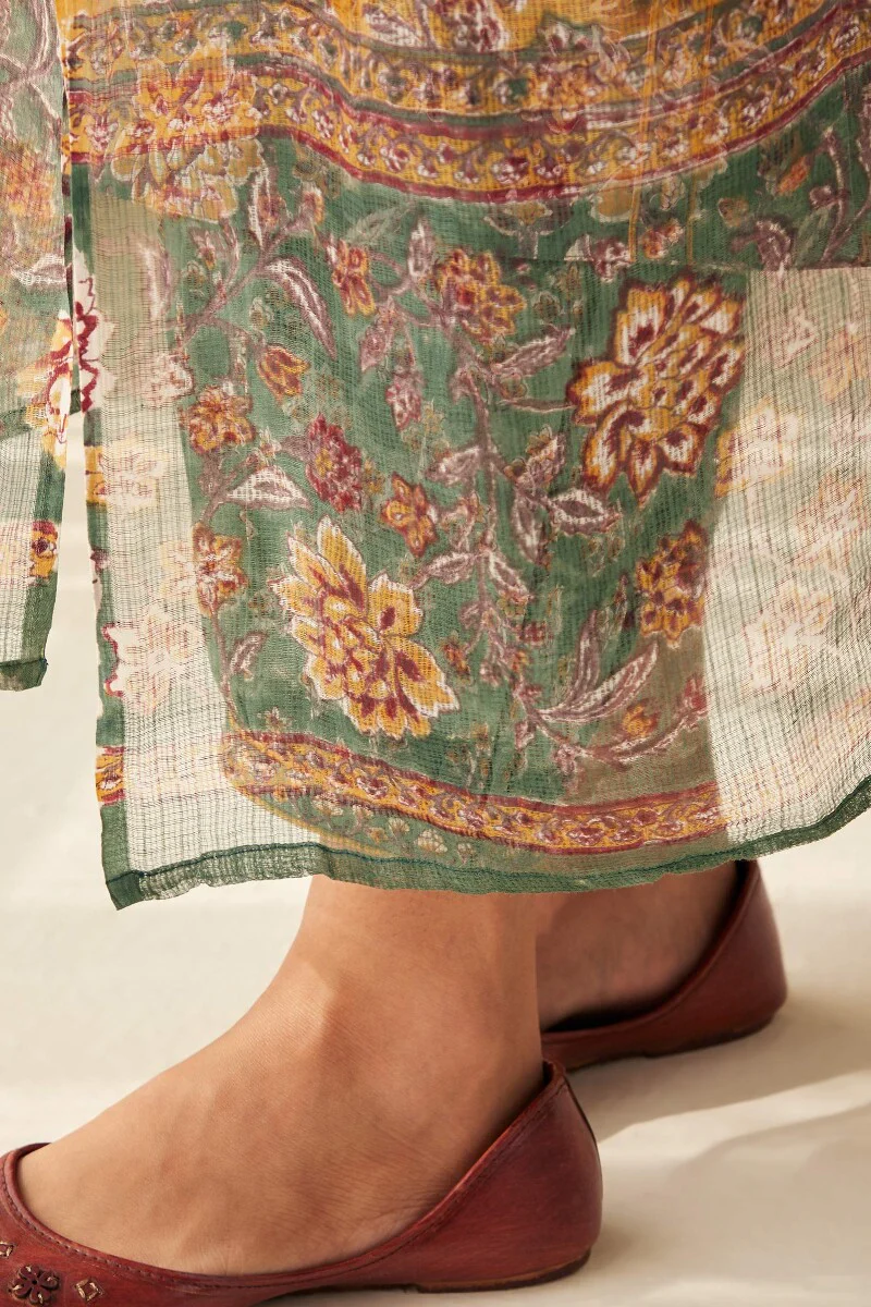 Gauhar Afra Sanganeri Kota Dupatta - Image 5