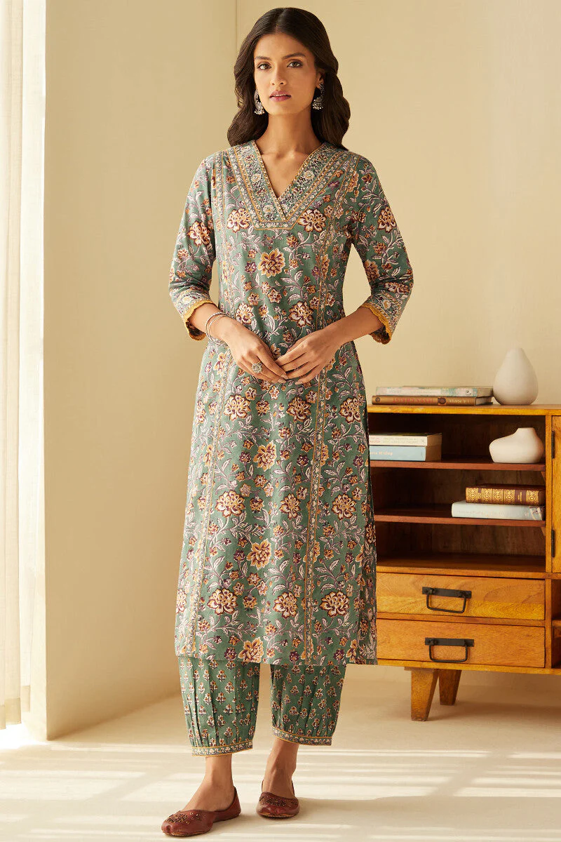 Gauhar Afra Sanganeri Kurta - Image 2