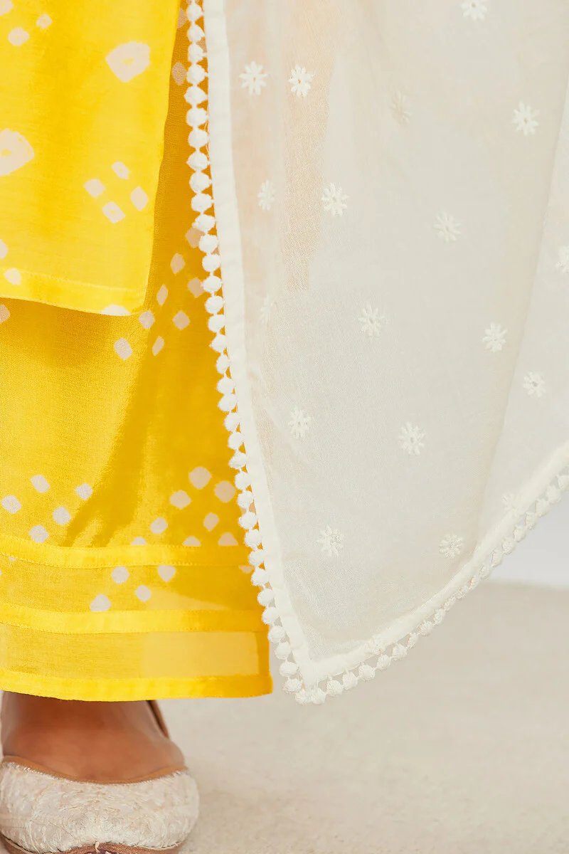 Gauhar Afroza Off-White Dupatta - Image 6