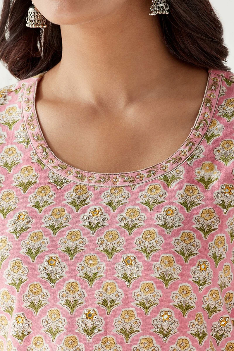 Gauhar Amira Sanganeri Kurta - Image 3