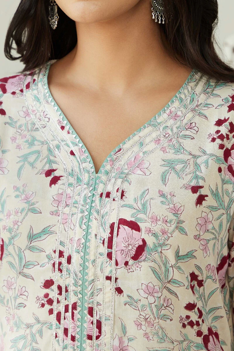 Gauhar Anahita Sanganeri Kurta - Image 5