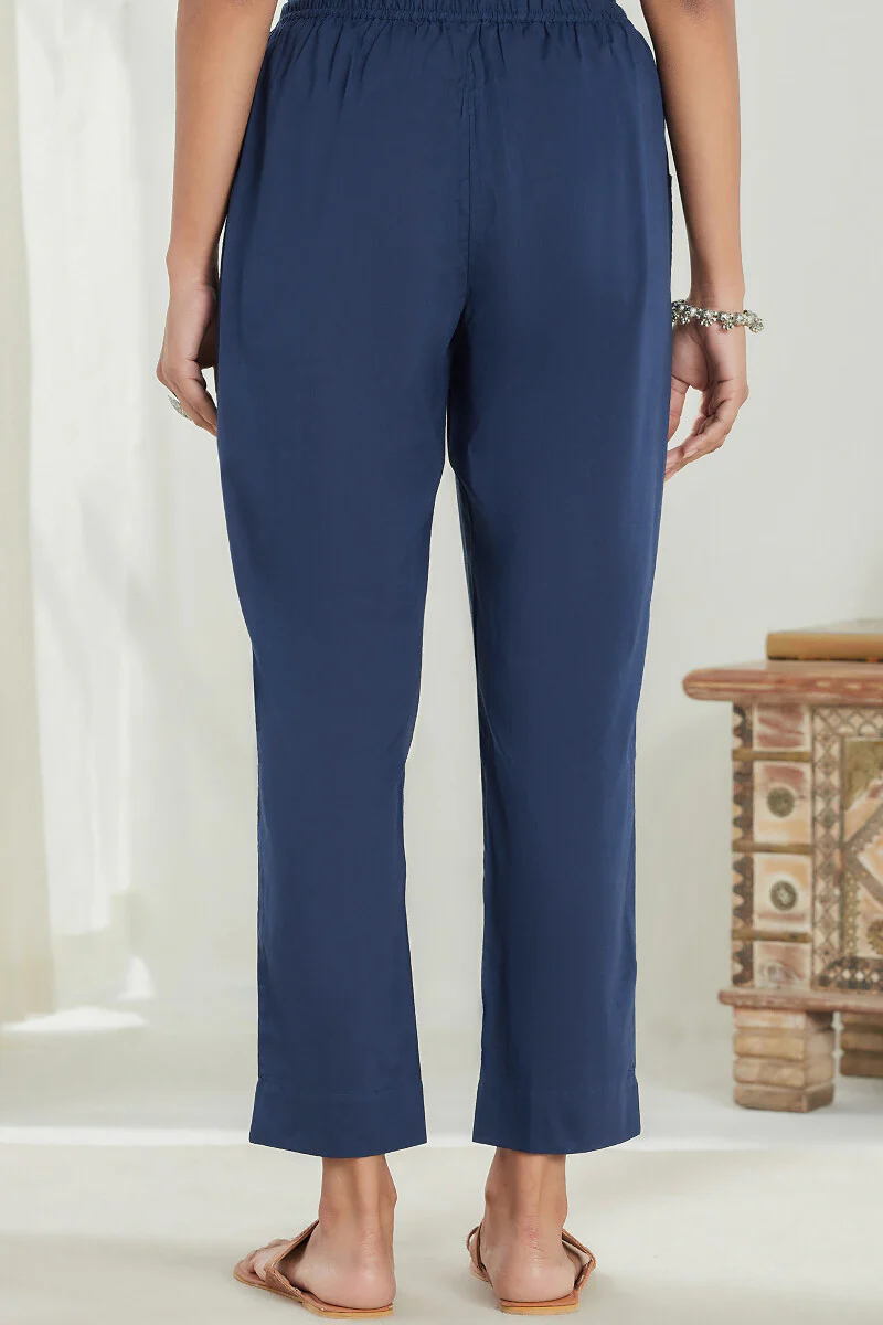 Gauhar Arya Blue Narrow Pants - Image 5