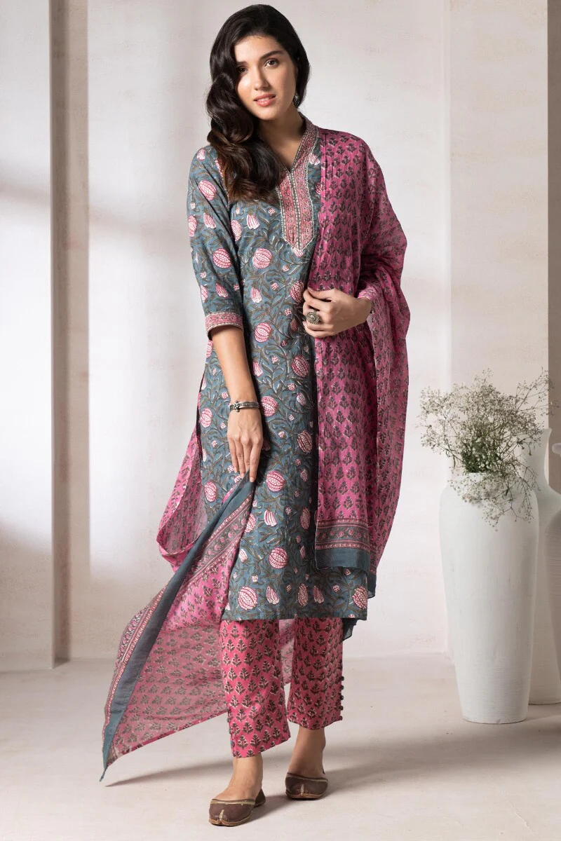 Gauhar Faizah Sanganeri Dupatta - Image 4