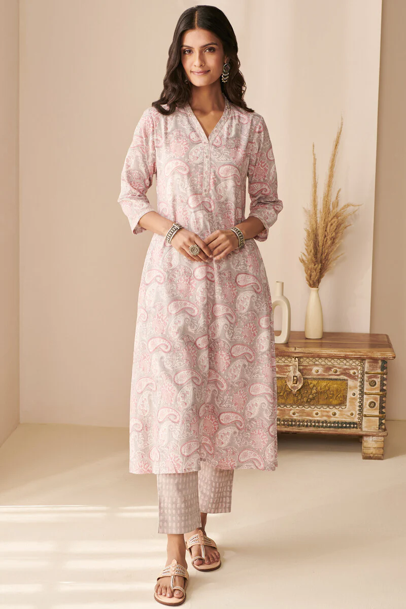 Gauhar Farah Sanganeri Kurta - Image 2
