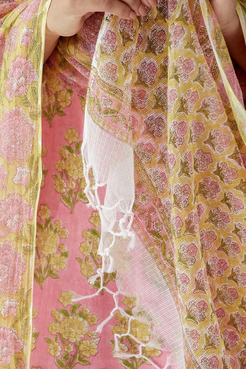 Gauhar Fareeha Sanganeri Kota Dupatta - Image 5
