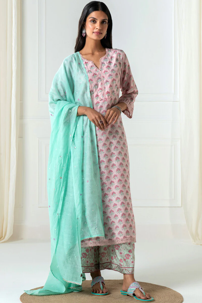 Gauhar Farhat Cotton Silk Dupatta - Image 5