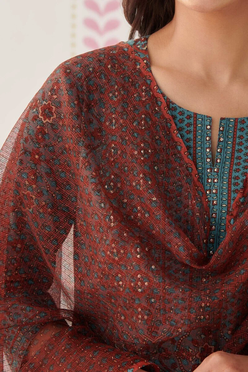Gauhar Feriha Sanganeri Dupatta - Image 2