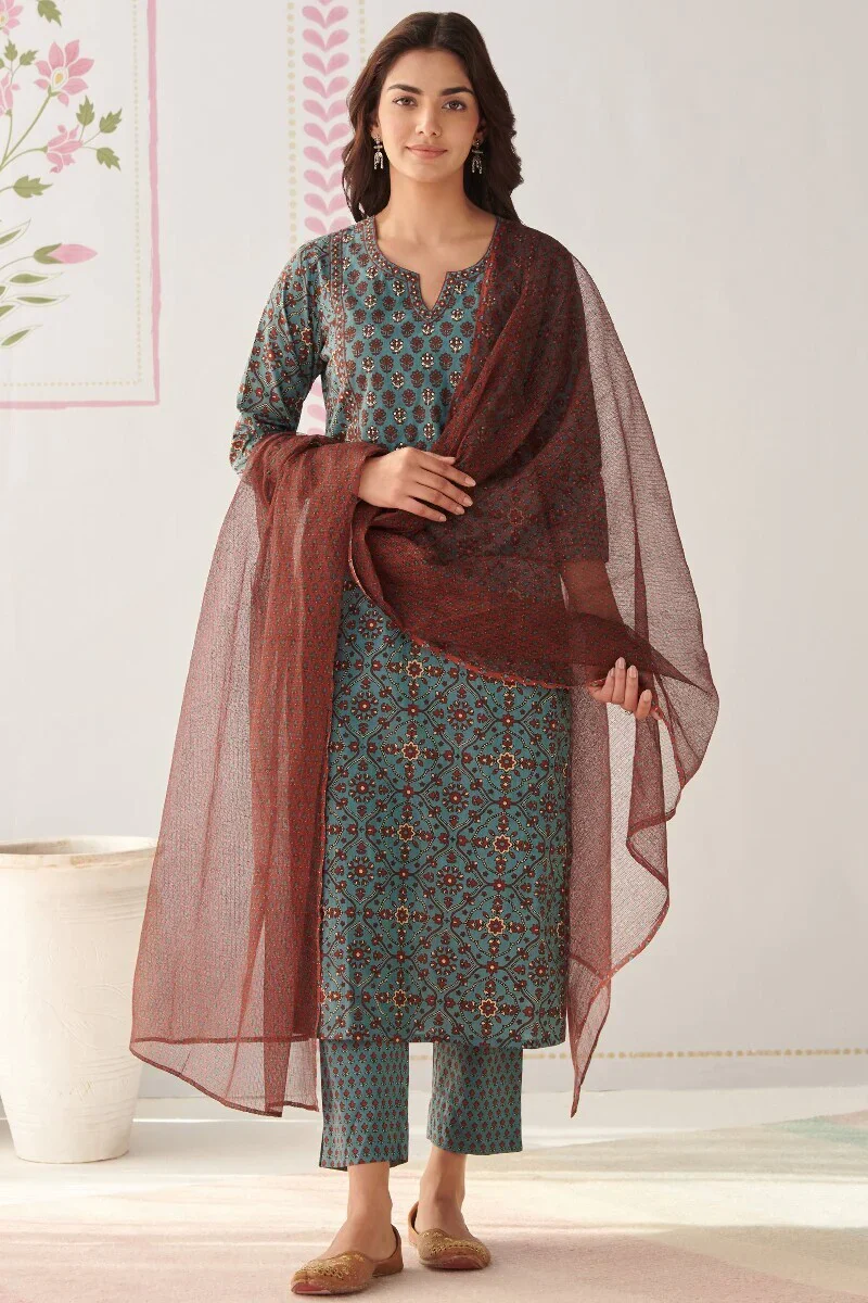 Surplus: Gauhar Feriha Sanganeri Kurta - Image 4