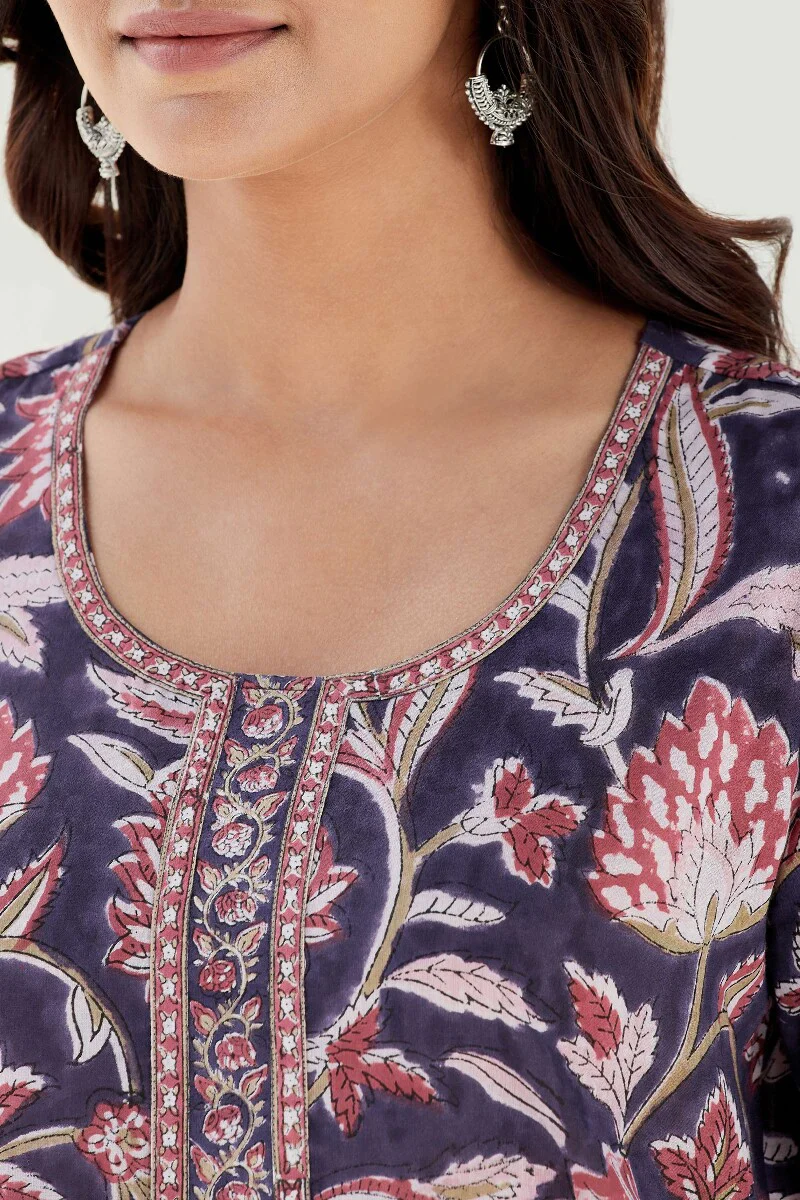 Gauhar Firoza Sanganeri Kurta - Image 2