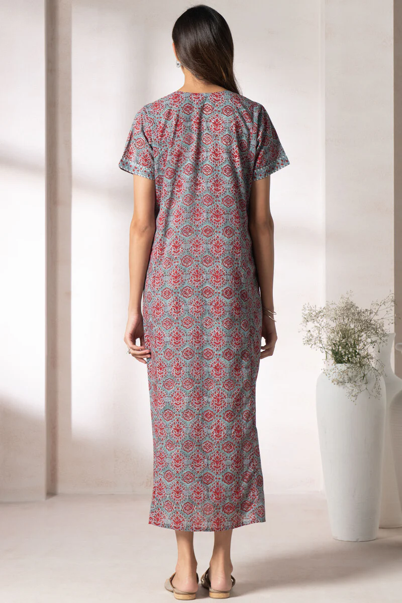 Gauhar Fizah Sanganeri Kaftan - Image 6