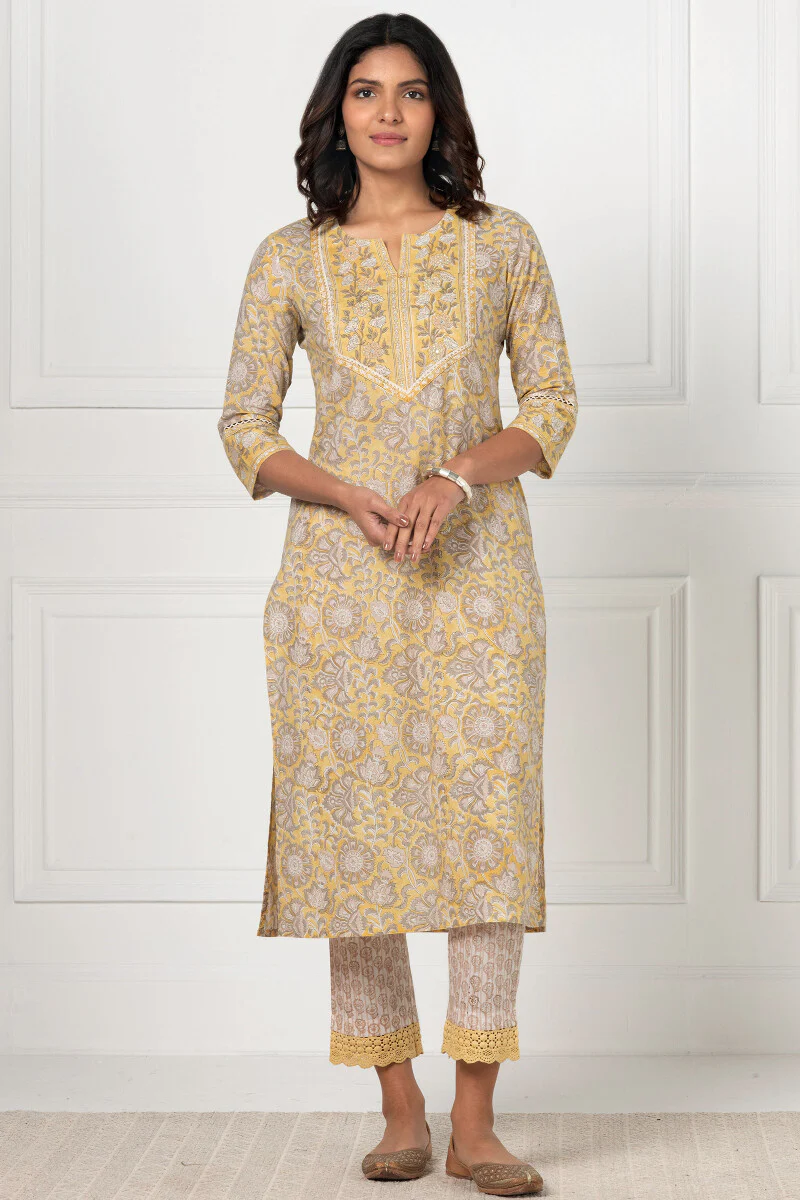 Gauhar Fizah Sanganeri Kurta - Image 3