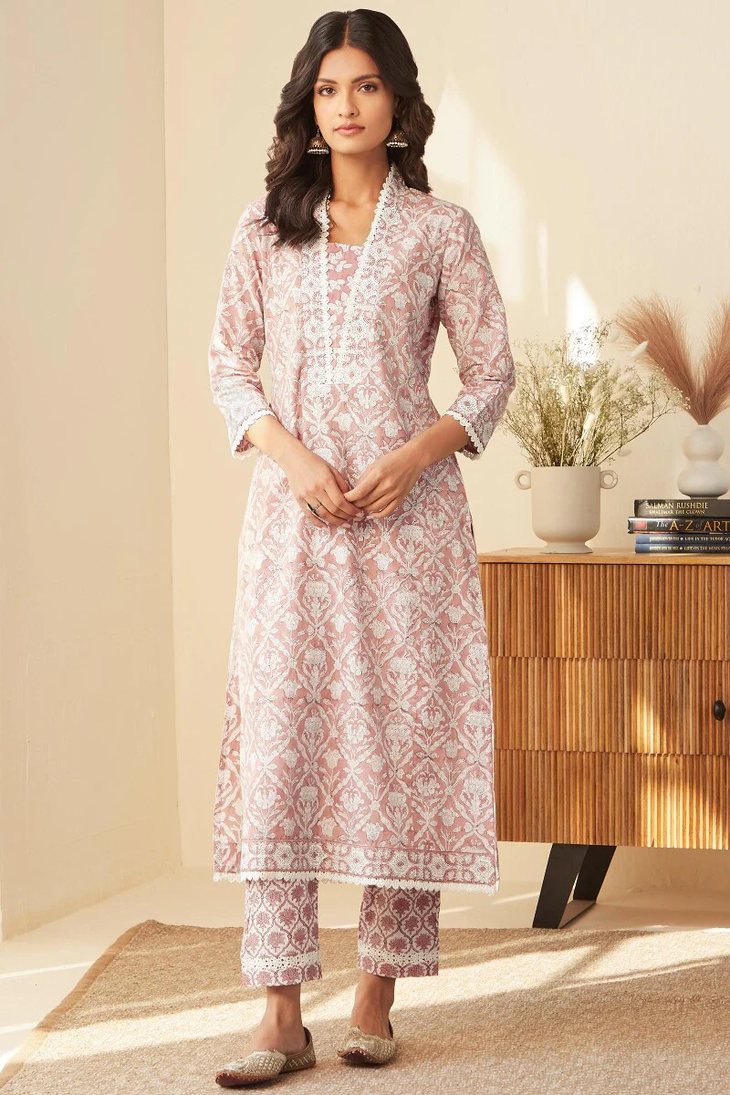 Gauhar Gulshan Sanganeri Kurta - Image 2