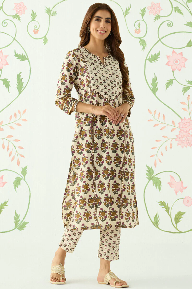 Surplus: Gauhar Heer Sanganeri Kurta - Image 2
