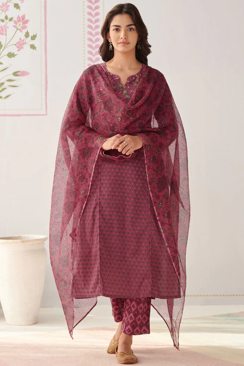 Gauhar Inara Sanganeri Dupatta - Image 3