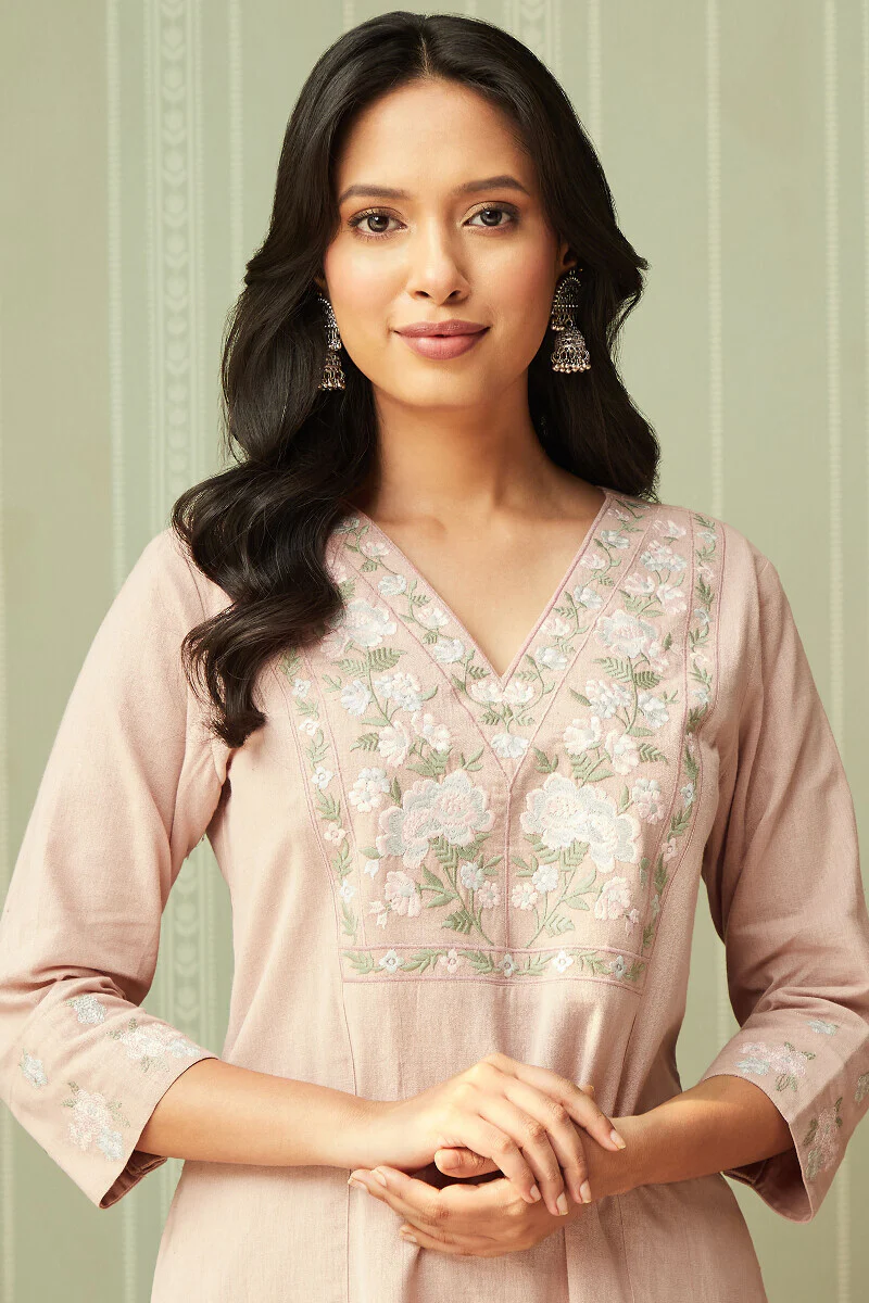 Gauhar Inaya Pink Kurta