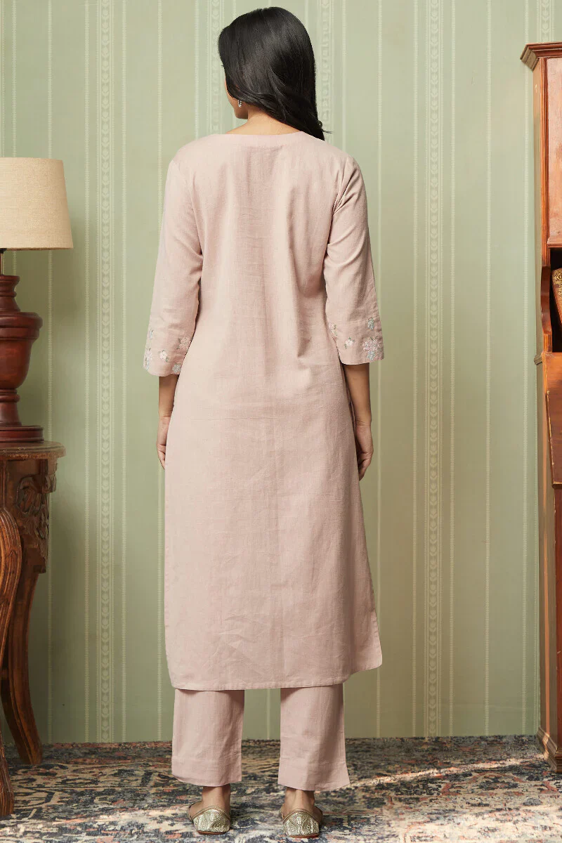 Gauhar Inaya Pink Kurta - Image 8