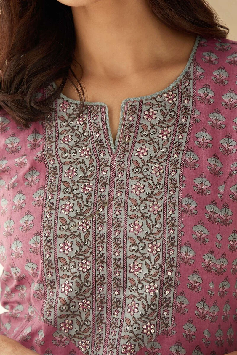 Gauhar Jahan Sanganeri Kurta - Image 5