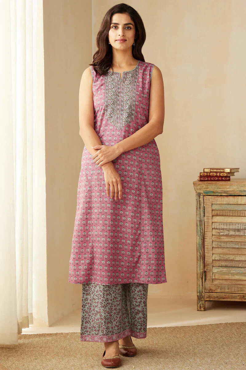 Gauhar Jahan Sanganeri Kurta - Image 2