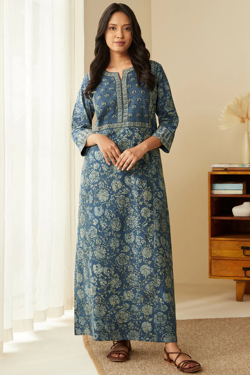 Gauhar Jia Bagru Kaftan - Image 3