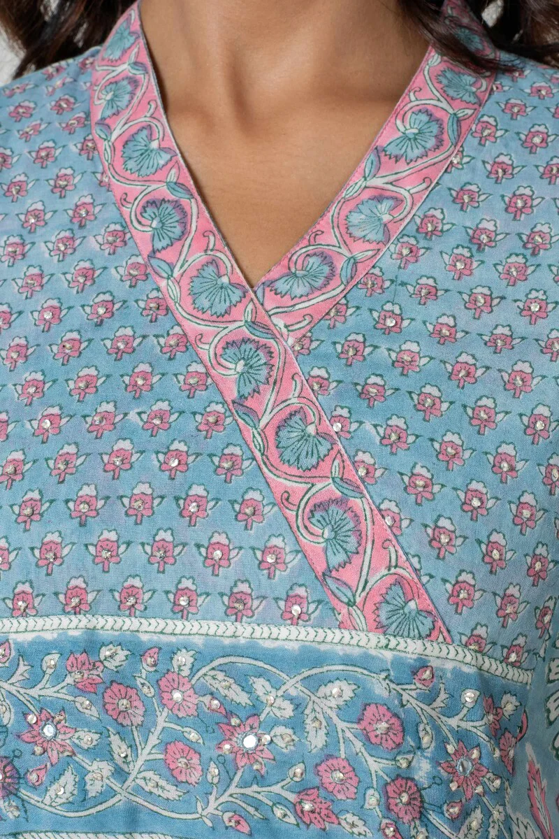 Gauhar Jia Sanganeri Kurta - Image 2