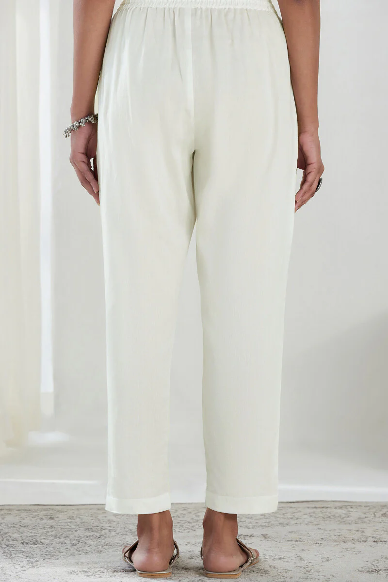 Gauhar Kiara Cotton Flax Pants - Image 5