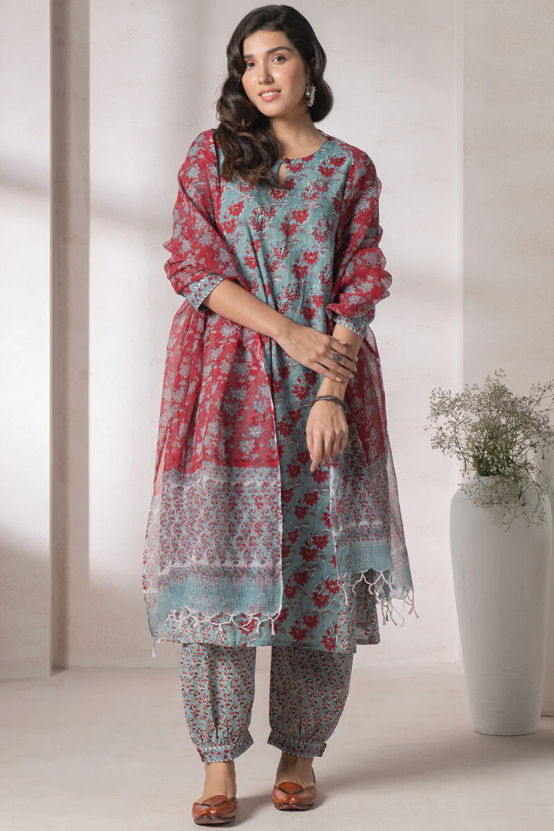 Gauhar Kiara Sanganeri Kurta - Image 5