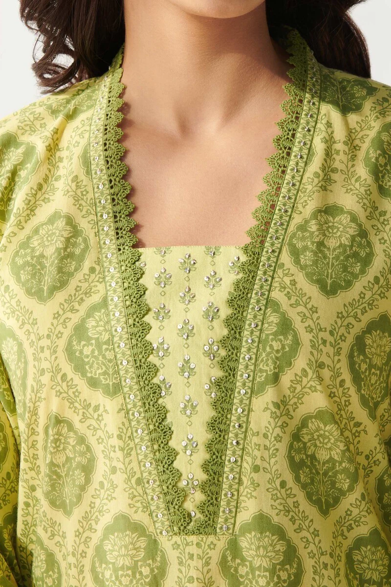 Gauhar Laila Sanganeri Kurta - Image 5