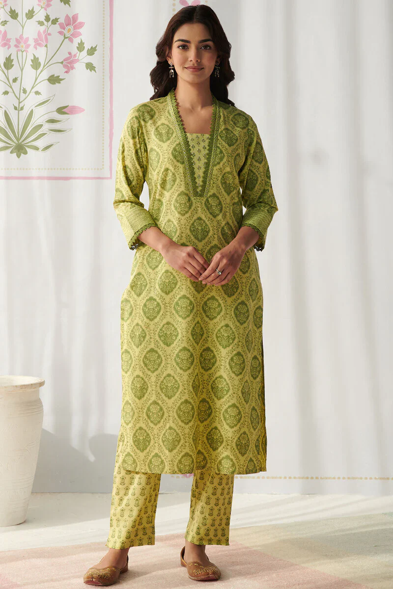 Gauhar Laila Sanganeri Kurta - Image 2