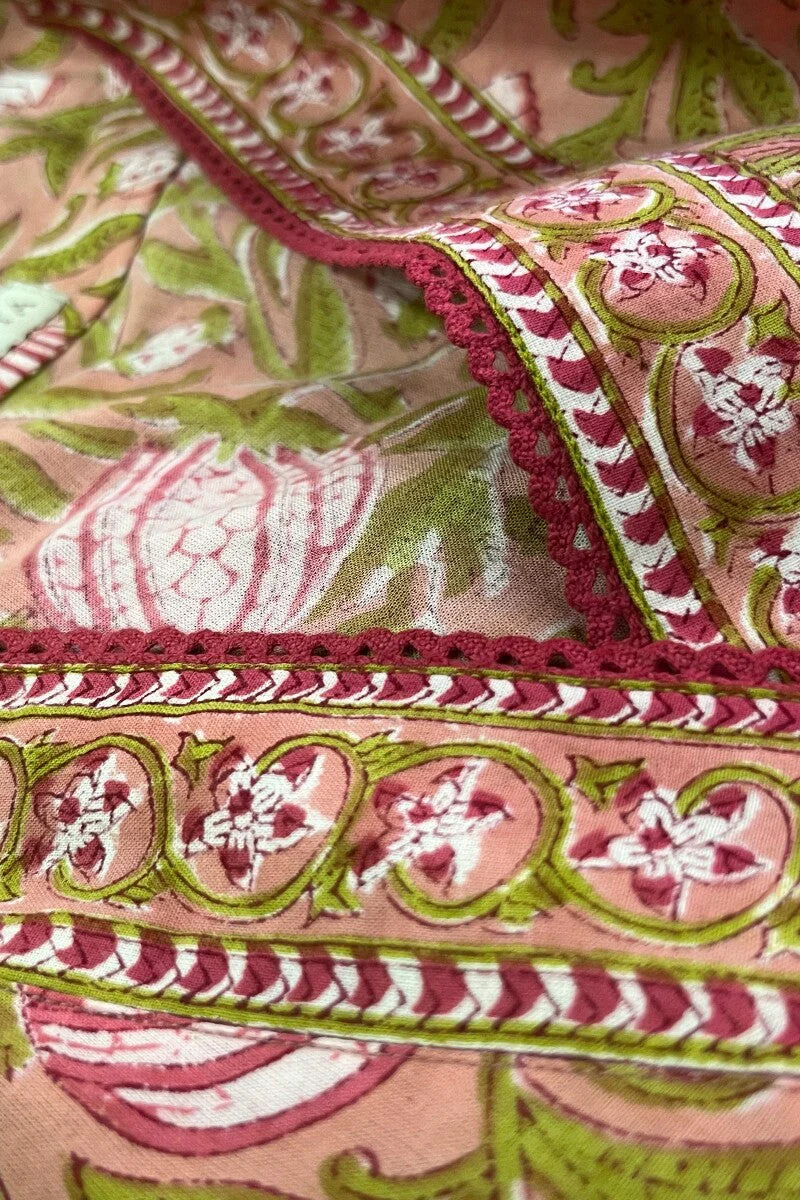 Gauhar Layla Pink Sanganeri Kurta - Image 3