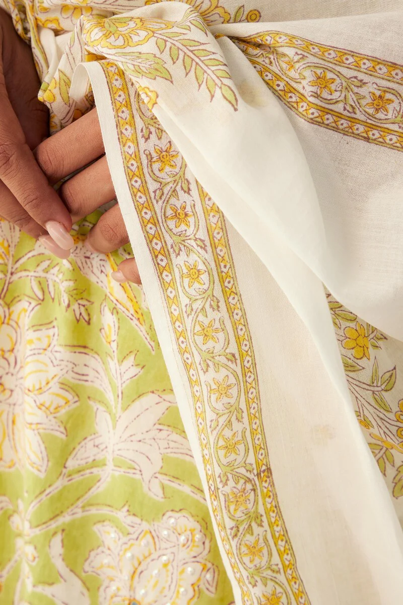 Gauhar Layla Sanganeri Dupatta - Image 5