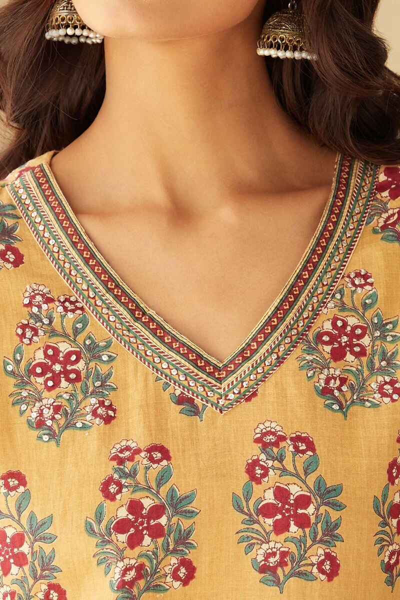 Gauhar Mahek Sanganeri Kurta - Image 5