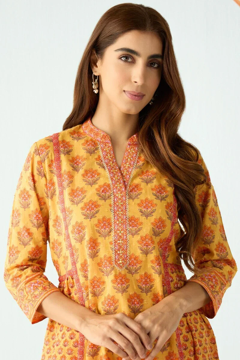 Surplus: Gauhar Mahek Sanganeri Kurta - Image 5