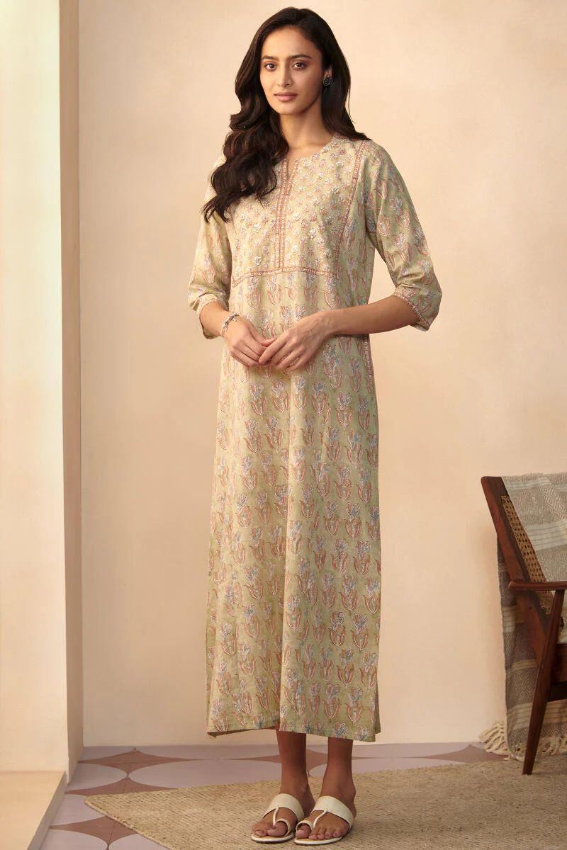 Gauhar Maira Sanganeri Kaftan - Image 3