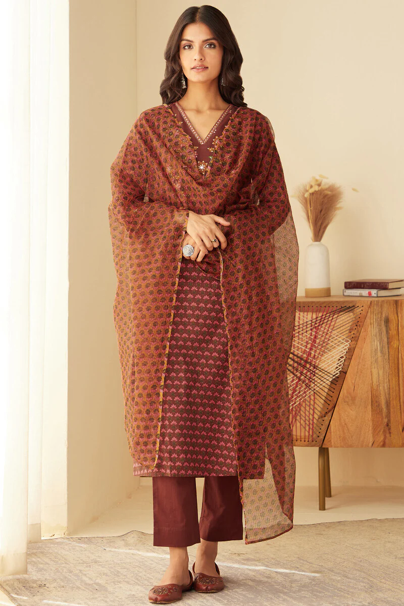 Gauhar Maya Sanganeri Kurta - Image 4